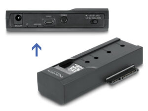 DELOCK docking station για M.2 NVMe/SATA ή 2.5"/3.5" SSD/HDD 64253