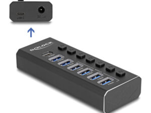 DELOCK USB hub 64326 με διακόπτες