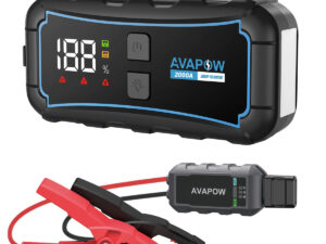 AVAPOW εκκινητής μπαταρίας αυτοκινήτου E5 Pro με φακό