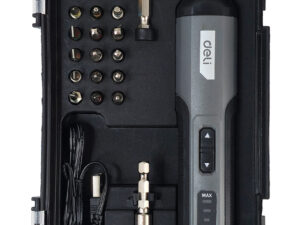 DELI σετ κατσαβίδι μπαταρίας με μύτες DC161