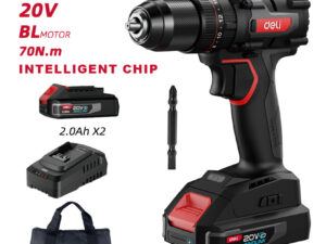 DELI κρουστικό δραπανοκατσάβιδο μπαταρίας DE-CZ20-1D2