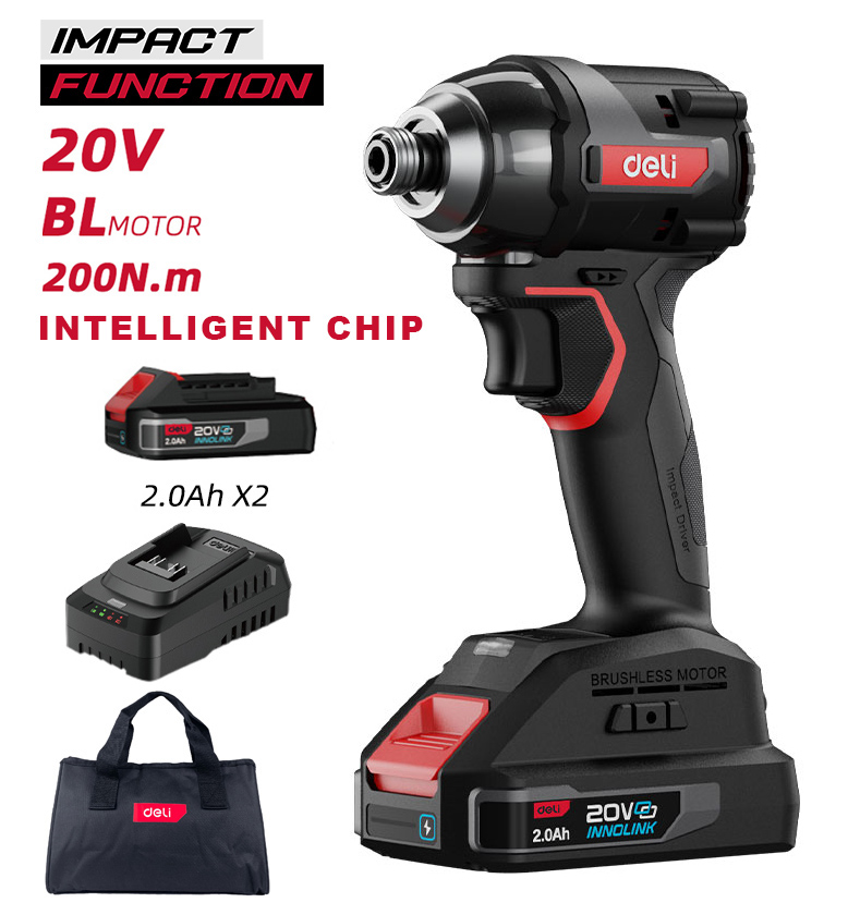 DELI παλμικό κατσαβίδι μπαταρίας DE-QZ20-1D2