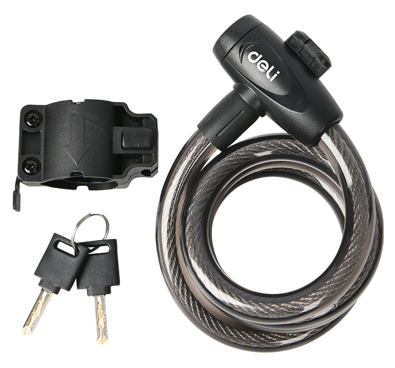 DELI κλειδαριά ποδηλάτου με κλειδί DL508062