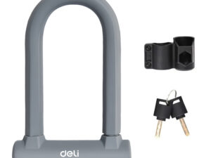 DELI κλειδαριά πέταλο ποδηλάτου με κλειδί DL508102