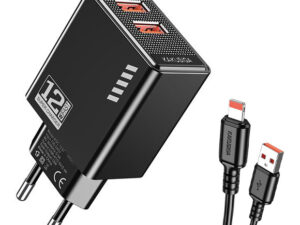 KAKUSIGA φορτιστής τοίχου KSC-1238 με καλώδιο Lightning