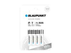 BLAUPUNKT ΜΠΑΤΑΡΙΑ  LR03 AAA ALKALINE POWER (4TEM) 150% MORE ENERGY