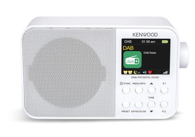 KENWOOD PORTABLE DAB/BT WHITE CR-M30DAB-W