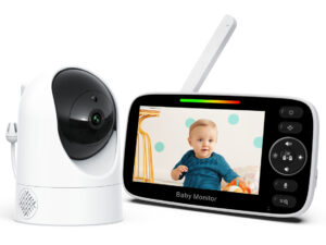 POWERTECH ενδοεπικοινωνία μωρού PT-1344 με κάμερα & οθόνη 4.3"