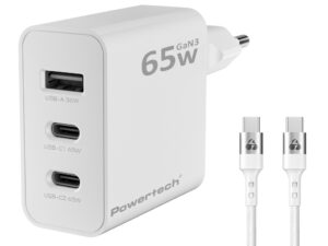 POWERTECH φορτιστής τοίχου PT-1378 με καλώδιο