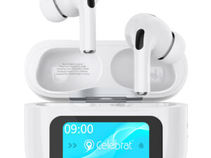 CELEBRAT earphones με θήκη φόρτισης W63