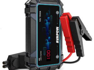 AVAPOW εκκινητής μπαταρίας αυτοκινήτου A9 με φακό