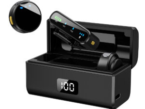 UPTECH ασύρματα μικρόφωνα UPW-M9MAX με θήκη φόρτισης