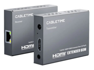 CABLETIME HDMI video extender CT-HEHD-FG60 μέσω καλωδίου RJ45