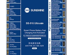 SUNSHINE tester μπαταριών SS-916 Ultra για Apple & Android smartphone