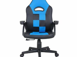 GRC TECH GAMING CHAIR "CHRIS" BLUE/BLACK (46x46x105-115cms) ΕΩΣ 120KG