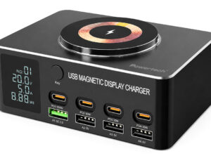 POWERTECH σταθμός φόρτισης PT-1625 με οθόνη