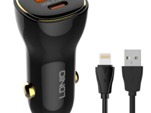 LDNIO φορτιστής αυτοκινήτου C103 με καλώδιο Lightning