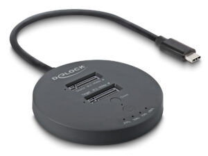 DELOCK docking station για M.2 NVMe PCIe SSD 64364