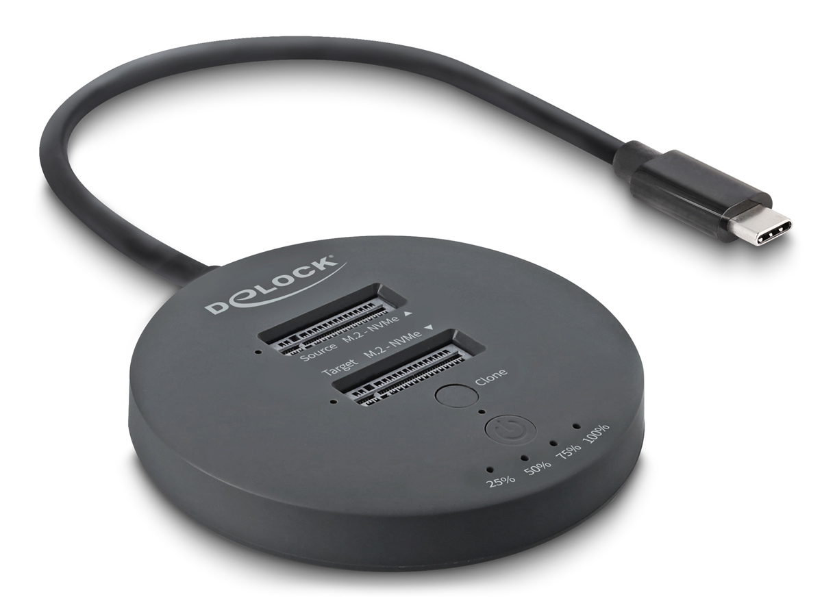 DELOCK docking station για M.2 NVMe PCIe SSD 64364
