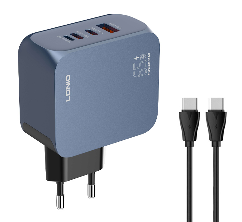 LDNIO φορτιστής τοίχου Q7 με καλώδιο USB-C
