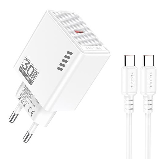 KAKUSIGA φορτιστής τοίχου KSC-1242 με καλώδιο USB-C