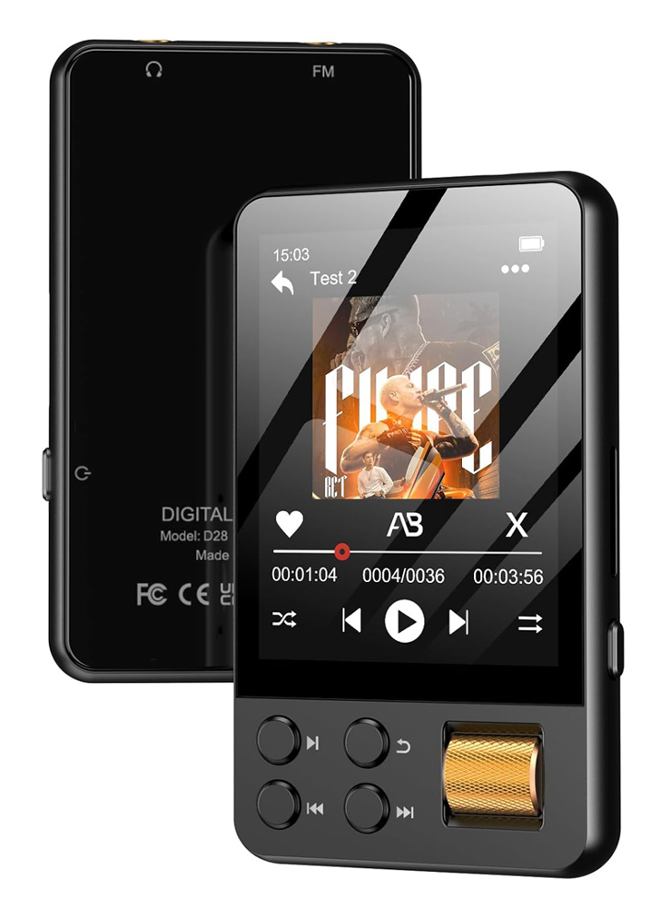 RUIZU MP3 player M19 με οθόνη αφής 2.4"