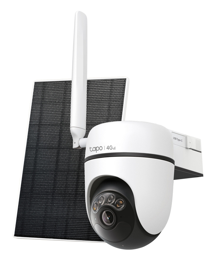 TP-LINK smart ηλιακή κάμερα Tapo C615G KIT