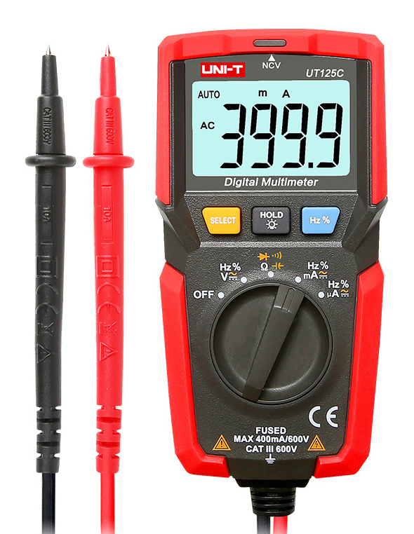 UNI-T μίνι ψηφιακό πολύμετρο UT125C