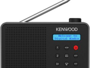 KENWOOD PORTABLE DAB RADIO BLACK CRM25DAB-B