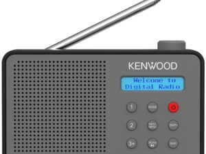 KENWOOD PORTABLE DAB RADIO GREY CRM25DAB-H