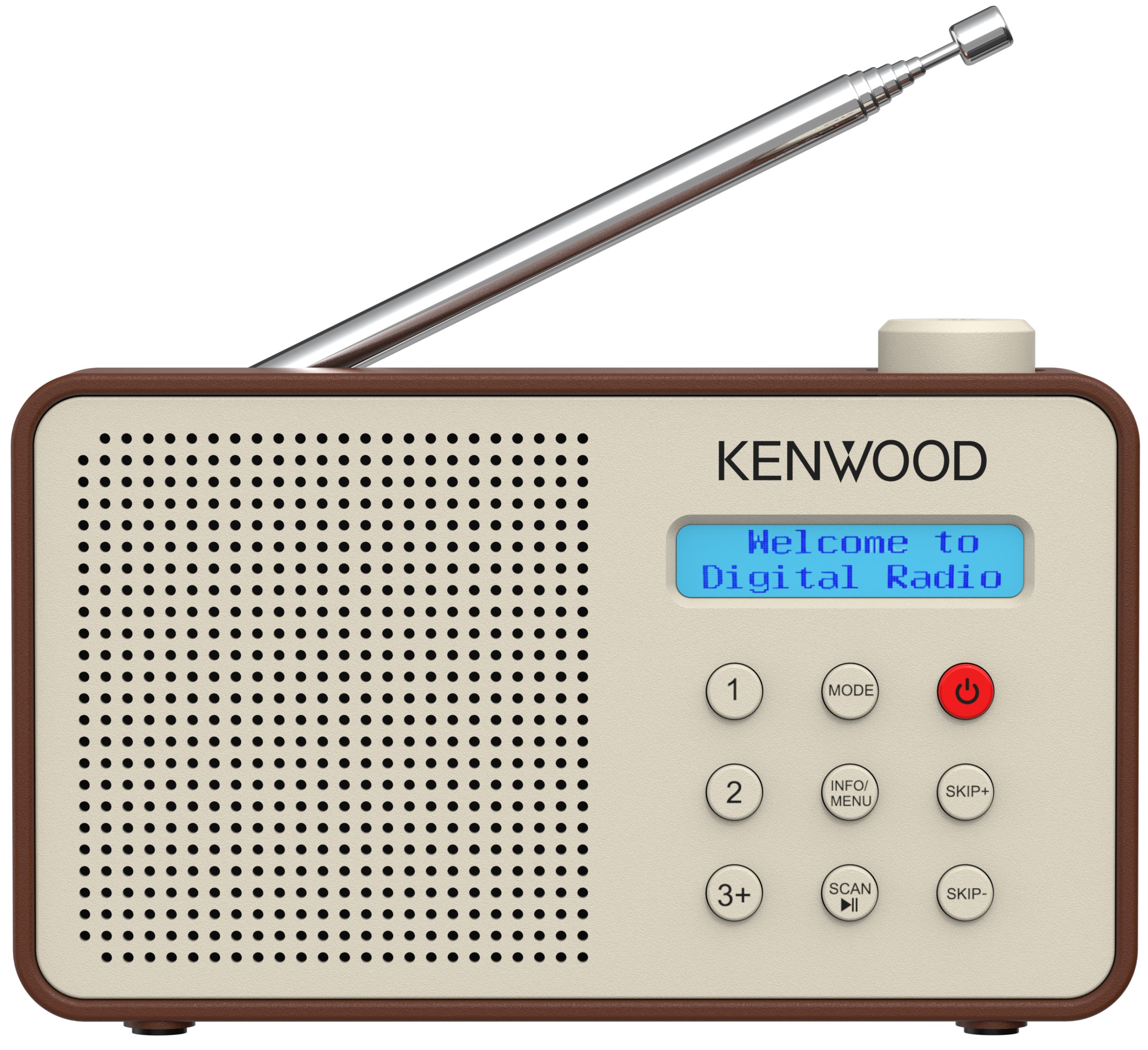 KENWOOD PORTABLE DAB RADIO MOCCA CRM25DAB-T