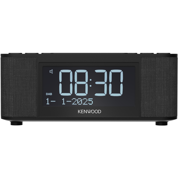 KENWOOD CLOCK RADIO DAB BLACK CRST55DAB-B